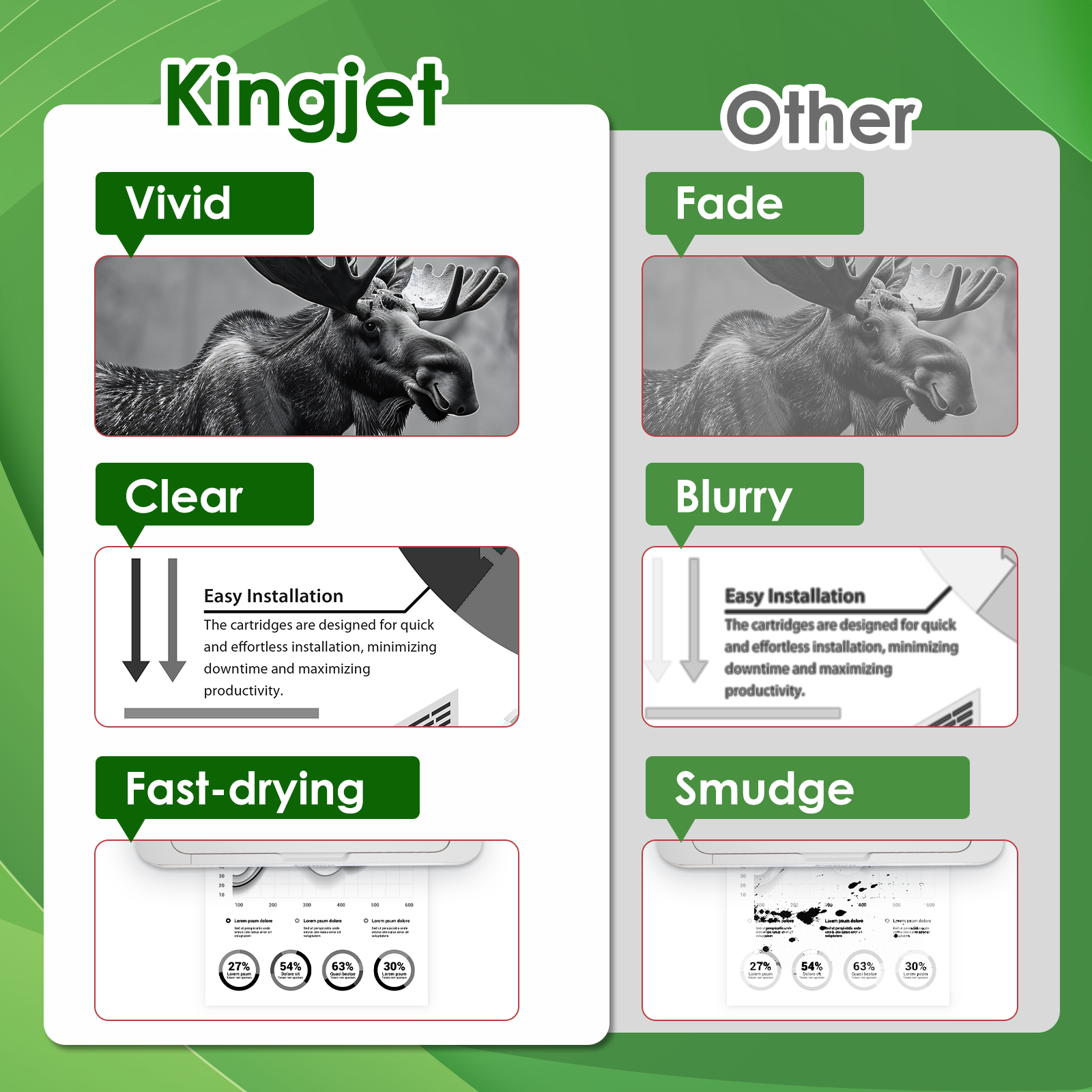Kingjet HP 61XL Black Ink Cartridge 2-Pack photo 7