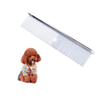 thumbnail image 2 of Peines para perros, peine de acero inoxidable para mascotas con dientes redondos, ideal para perros y gatos con pelo enredado., 2 of 3