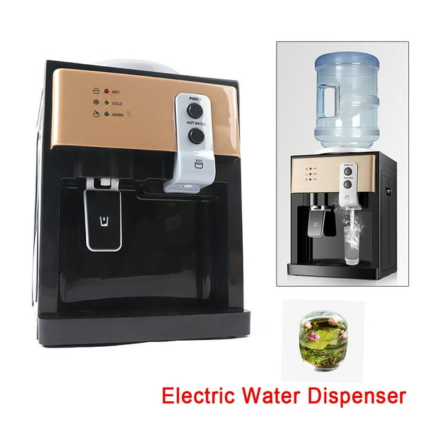 Top Loading Countertop Water Cooler Dispenser with Hot Cold and Room