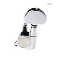 thumbnail image 4 of maskred Guitare Tuning Peg 3R 3L Accessoires Réglage Partie Guitares Tuner Pegs Pièces de Rechange Raccords Corde Instrument Accessoire Argent, 4 of 5