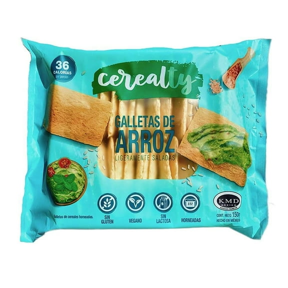 Galletas de arroz Cerealty horneadas ligeramente saladas 150 g