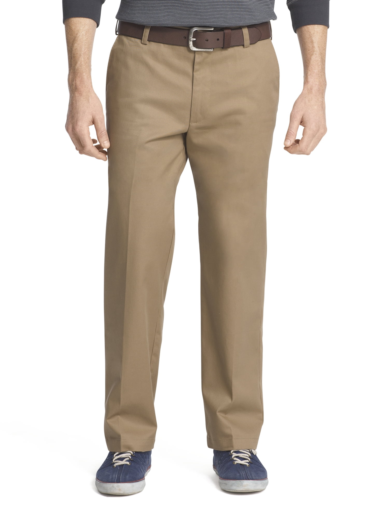 IZOD Mens American Chino Flat Front Classic Fit Pant