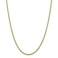 thumbnail image 1 of 14k 2.5mm Regular Rope Chain in 14k Yellow Gold, 1 of 3