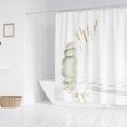 thumbnail image 3 of Advancent White Care Matters With White Creek Stones - Juego de accesorios de baño ecológicos Mutil-Usage Extra Long 72 X 96 Inch Stone Water Type2 NO2, 3 of 6