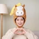 thumbnail image 2 of Sombrero con cabeza de caballo, accesorio novedoso para cosplay, ideal para cumpleaños, Halloween y otras ., 2 of 9