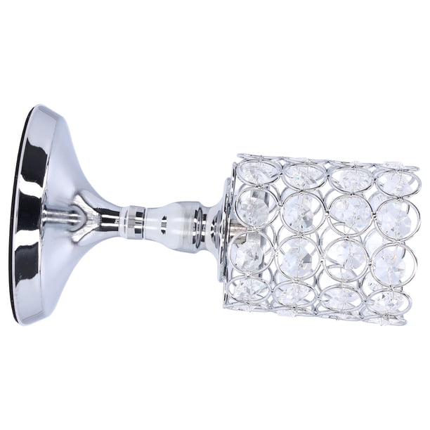 Portavelas de cristal Jadeshay candelabros cristal galvanizado A