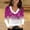 Purple, variant on Womens Plus Size Tops Plus Size Christmas Tops Women's Shirt T Shirt Graphic Print Long Sleeve Christmas Shirt Plus Size Tops for Women Red L