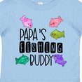 thumbnail image 4 of Inktastic Papa's Fishing Buddy with Colorful Fish Boys or Girls Toddler T-Shirt, 4 of 5