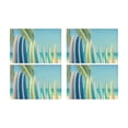 thumbnail image 2 of YUSDECOR Summer Colorful Surfboards on Tropical Beach with Palm Tree Placemats Table Mats for Dining Room Kitchen Table Decoration 12x18 inch,Set of 4, 2 of 4