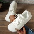 thumbnail image 5 of Casual Flat Shoes for Wide Toe Soft Insoles Comfortable Everyday Sneakers All Day Wear Women's Breathable -On Walking Footwear, 5 of 8