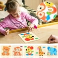 thumbnail image 3 of D Educational Wood Puzzle For Toddlers 3D Design Enhances Spatial Intelligence, 3 of 5