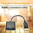 thumbnail image 3 of Displayport DP to VGA Adapter Male to Female Cable Converter Display Port Adapter, 3 of 6