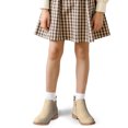 thumbnail image 7 of Rexoro Girls Ankle Boots Star Perforated Round Toe Low Heel Short Booties with Side Zipper for Toddler Little Kid Big Kid School Daily Wear, 7 of 7