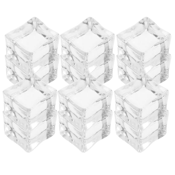 WEUVEB 20Ud Cubos De Hielo Artificial Transparente Para De Jarras Y Barras En Fiestas