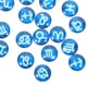 thumbnail image 5 of EeaseMX 20 cabujones de cristal plano con diseño de 12 constelaciones del signo del zodíaco, 5 of 8