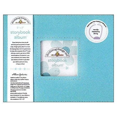 Stockbook Album - Doodlebug Album Storybook 8x8 Swimming Pool