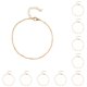 thumbnail image 2 of Guardurnaity Tobillera ajustable Aleación de oro y plata Pulseras de tobillo Adornos de accesorios de moda Regalos del día de San Valentín Cadenas de pie Type1 NO1 Guardurnaity CBP200179, 2 of 6