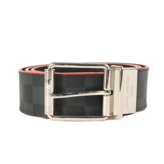 Pre-Owned LOUIS VUITTON Louis Vuitton Belt Size: 95/38 Santur Damier Cobalt 40MM... (Good)
