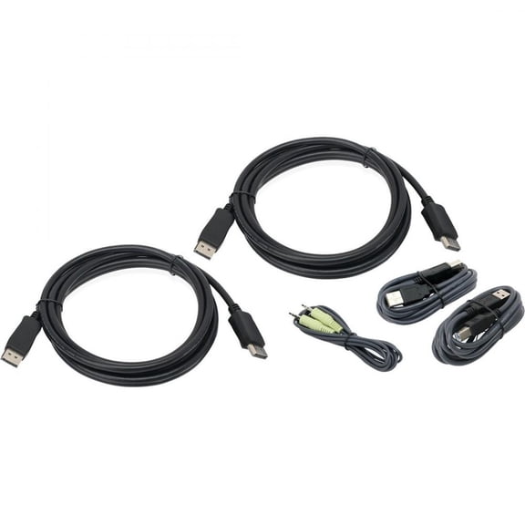 IOGEAR 10ft USB Dual DisplayPort KVM