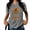 4-Grey, variant on Vintage Halloween Short Sleeve Acid Washed Tops Every Day Is Halloween Print T-shirts Horror Charactersr Graphic Tees Cotton Shirts