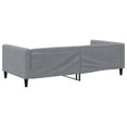 thumbnail image 3 of vidaXL Day Bed Light Grey 100x190 cm Fabric, 3 of 5