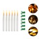 thumbnail image 3 of 6 piezas Velas LED LED Velores largas con clip Decoración navideña, 3 of 5