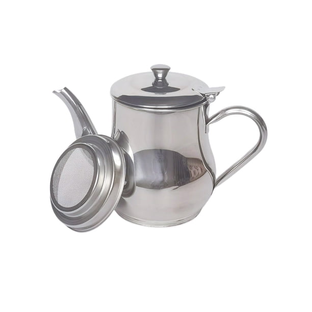 Olla de aceite doméstica de acero inoxidable sin cinta que bloquea el aceite y es a prueba de fugas, olla de acero inoxidable para vino, olla para condimentos, olla multifuncional
