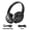 Black-, variant on CK22 Ultra-Low Latency Wireless Headphones, Hi-Fi Sound, Active Noise Cancelling, Foldable Over-Ear Design, Multi-Platform, with Mic for Commute & Gaming