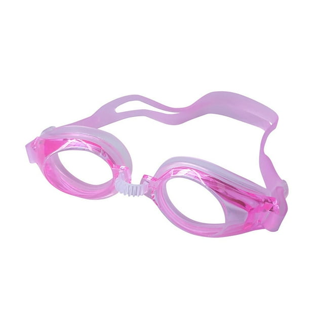 Riforla Lunettes de Natation Sans Fuite Anti-Buée Lunettes de Piscine Lunettes de Natation pour Adultes Hommes Femmes Jeunes 180° Clair Rouge