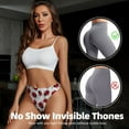 thumbnail image 4 of Thongs for Women - Cute Fashion ladybug No Show Seamless Womens Thongs Underwear, Soft Stretch G String Thongs for Women,Cuteness Ladies Thong Bikini Panties Briefs, 4 of 5