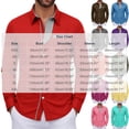 thumbnail image 6 of Daiosportswear Men's Casual Long Sleeve Dress Shirts Business Slim Fit Beach Yoga Shirt Button-Down Collar Blouse with Pockets Hot Pink L, 6 of 6
