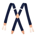 thumbnail image 1 of Bretelles pour Hommes, Bretelles Élastiques Réglables à Dos en X avec Pinces Robustes, Bretelles Mode Confortables pour Pantalons, pour Usage Quotidien, Extérieur, Décontracté, 1 of 3