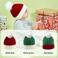 thumbnail image 5 of Tisoloow Soft Warm Fleece Lined Baby Winter Hat for Newborn Infant Toddler Kids Baby Beanie Hats for Girls Boys Rainbow White 1-6 Years, 5 of 8