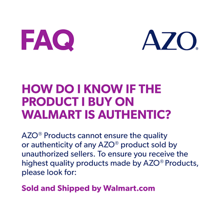 AZO Dual Protection Urinary and Vaginal Support*, Prebiotic and Probiotic Blend, 14 Count