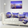thumbnail image 3 of Designart Jacksonville Florida City Cityscape - Photography Throw Pillow - 12x20, 3 of 5