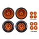 thumbnail image 1 of Neumlicos de Rueda RC RC NeumilarS RC Reemplazo de 4 piezas para 1/10 Camiones de Plato Corto 727 Slash K1 RC Car RC, 1 of 7