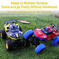 thumbnail image 4 of HNH 1:16 Monster Trucks Remote Control Car, 4WD RC Car for Kids, RC Vehicle with Two Battery, 4 of 12