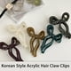 thumbnail image 4 of Sonducket Accesorios de pinza para el pelo con lazo grande para mujer, pinzas de tiburón acrílicas, pasadores de agarre para cola de caballo, Accesorio para el cabello Blanco, 4 of 6