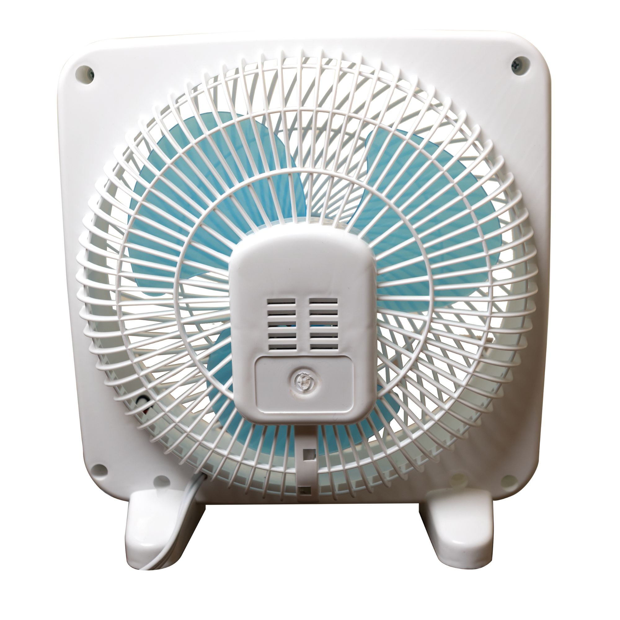 Seasons Comfort 9-In. 3-Speed Personal Portable Box Fan, FBX9, White, FBX9