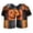 B_003, variant on Domuza Halloween Scrub Tops Men Novelty Spooky Print V-Neck Short Sleeve Caregiver Uniform Shirts Comfy Soft Classic Fit Medical Scrub Tops 2XL