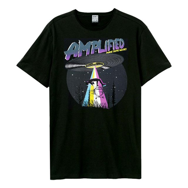 Amplified - Camiseta Recorded Abduction para Adultos Unisex (Negro)