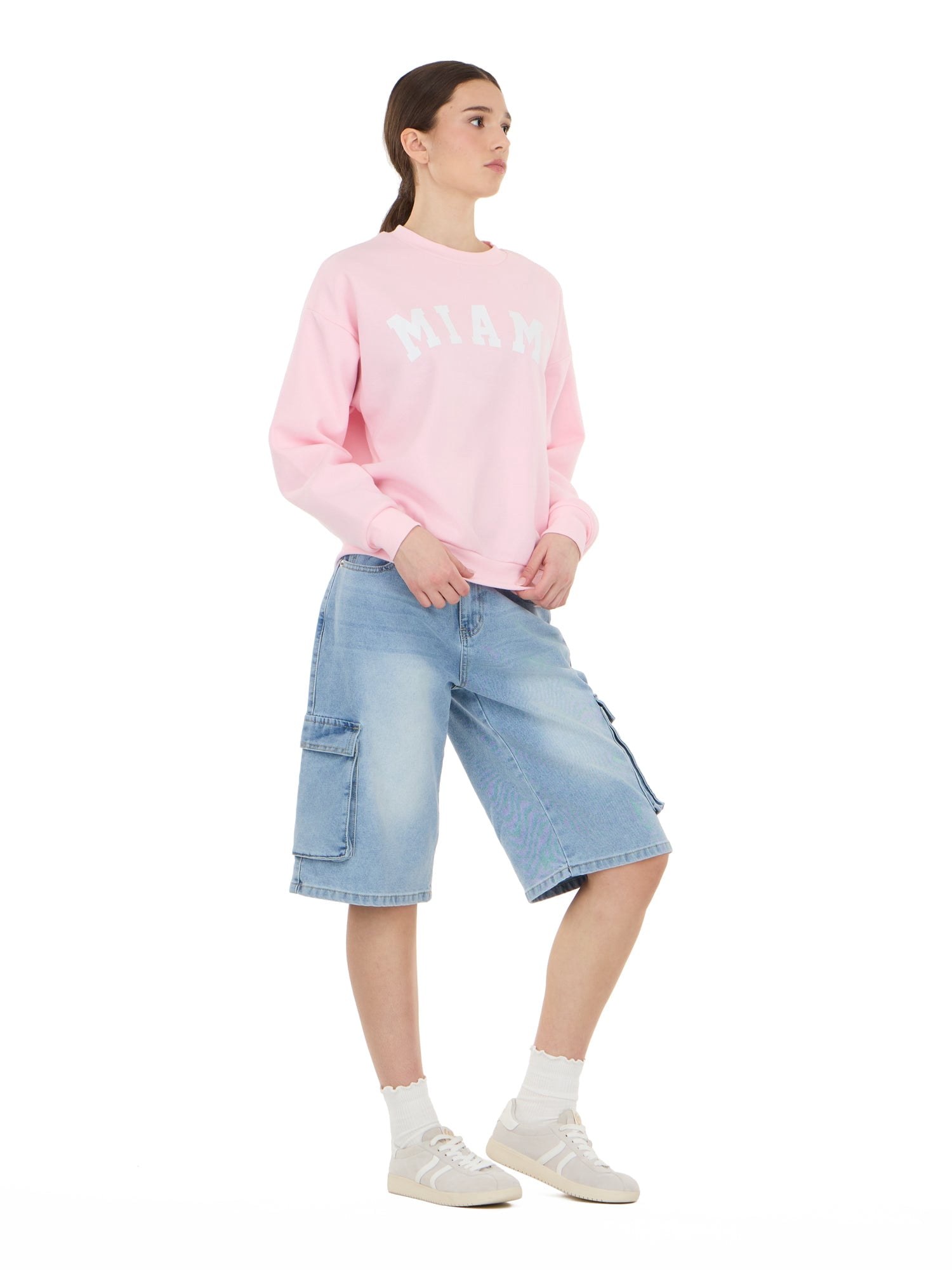 Forever 21 Women's and Women's Plus Destination Fleece Crewneck, Sizes XXS-4X