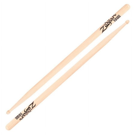 Zildjian ZG10 10 Guage Drumsticks Drum Sticks Wood Natural