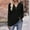 4# Black cheap stuff under 5 dollars, variant on Dyegold Long Sleeve Tunic Tops For Women Dressy Casual Loose Blouses Solid V Neck Button Up T-Shirts Fashion Fall Pullovers