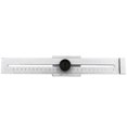 thumbnail image 2 of 200mm/7.86inch Woodworking Ruler Marking Ruler Woodworking Measuring Tool Silver Scribing Ruler Scribing Gauge Ruler for Measurement Industry Repairing, 2 of 9
