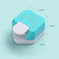 thumbnail image 4 of <p>Round Paper Punch 3 In 1 Round Paper Punch Corner Trimmer Rounder Punch Corner Rounder Punch 3 In 1 Plastic Material Mini Portable Corner Trimmer Rounder Punch For, 4 of 7