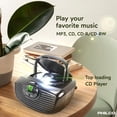 thumbnail image 4 of Reproductor de CD portátil Boombox Philco RETRO BLUETOOTH con Bluetooth, 4 of 6