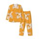 thumbnail image 1 of Fotbe Flying Ducks Pijama de Hombre con Estampado de Manga Larga, Conjunto de 2 Piezas, Ropa de Dormir Suave y Cómoda con Bolsillos-Large, 1 of 7