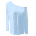 thumbnail image 4 of Conairie Long Sleeve Shirts For Women Casual Loose Solid Color Crew Neck T Shirt Soft Comfortable Fall Winter Work Tee Pullover Outfits Hot BU1 M, 4 of 5