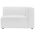 thumbnail image 4 of Modway Mingle Vegan Leather Right-Arm Chair in White, 4 of 7